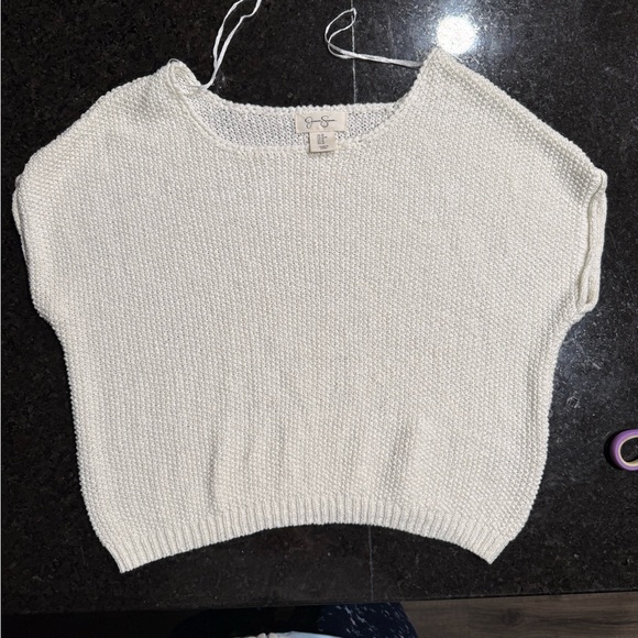 Jessica Simpson Sweaters - Jessica Simpson Cream Crew Neck Sweater NWOT